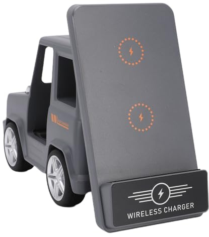 Annadue Estación de Carga Inalámbrica para Montacargas, Soporte Multifuncional 3 en 1 para Auriculares con Reloj de Teléfono iOS, Carga Rápida de 15W, ABS Resistente