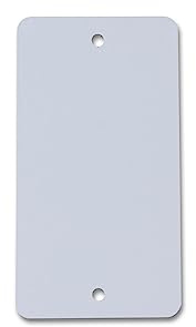 Warenanhänger aus Metall 55x115 mm Metalletiketten 606351 Metallanhänger Hängeetiketten (1000)