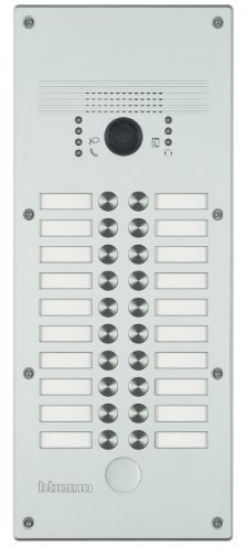 BTicino 308004 Station de Porte Vidéo AV en Aluminium 20 boutons