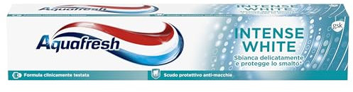 Aquafresh Intense White Dentifricio al Fluoro, Confezione da 75ml