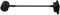 HEITRONIC - Displayleuchte BORNEO 1-flammig 500mm GU10 max. 10W anthrazit