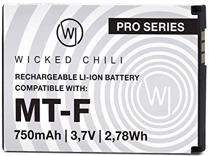 Wicked Chili Akku kompatibel mit AVM Fritz!Fon C5, C4, M2, MT-F, Motorola MOTOFONE F3, EM325, M325, EM25 - Ersatz-Akku für: AVM 312BAT016, 312BAT006, 312BAT006CS-FVM446CL - 750mAh Li-Ion