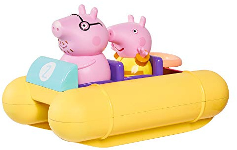 Toomies Peppa Pig Pull and Go Pedalo, Baby Bath Toys, Kids Bath Toys for Water Play, Fun Bath Accessories for Babies & Toddlers, Suitable for 18 Months, 2, 3 & 4 Year Olds