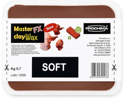 Prochima MASTERCLAY Wax Soft, rot, 700 g