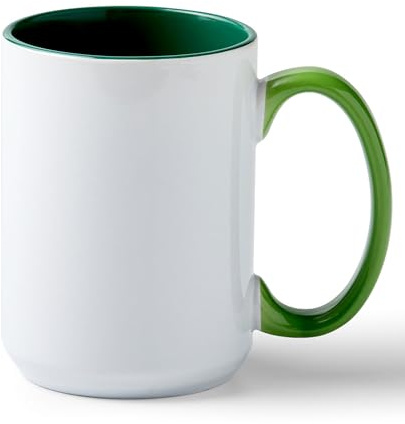 Cricut BEV - Taza de cerámica de 15 onzas (1 unidad, hierro)