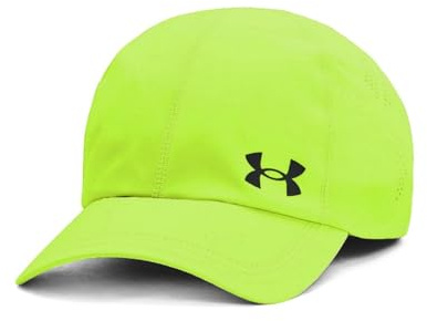 Under Armour Herren Iso-Chill Launch ADJ Cap Laufbekleidung Cap High Viy Yellow 731/Black 001 - Neongelb OSFM