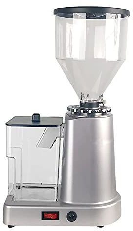 Moulin à café électrique, 200 W, rectifieuse à café plate automatique, rectifieuse à grains de café 1 L, moulin à café électrique professionnel, avec 19 réglages de mouture préc