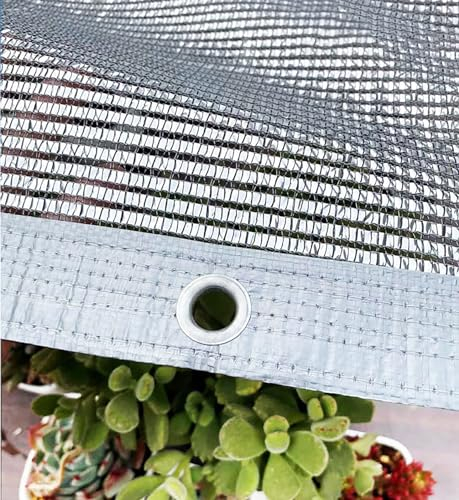 Sonnenschutz Netz Beschattung für Terrassenüberdachung, Atmungsaktiv Schattiernetz, für Terrasse Pergola Balkon Garten Pflanze Gewächshaus Hühnerstall Outdoor (2x3m,Shading 55%)