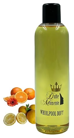Dufte Momente | Whirlpool Duft 260ml | Orange - Citrus | mit naturreinen und natürlichen ätherischen Ölen | kein Schaum | vegan und ohne Tierversuche