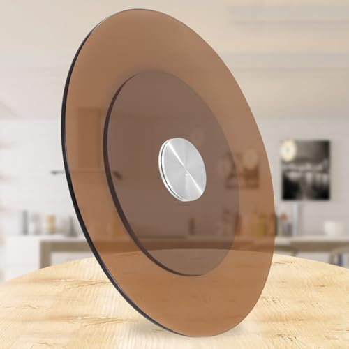 Plateau Tournant Roulement Silencieux Assiette De Service Assiette Présentation Plateau Rotatif Antidéflagrant, De Table À Manger, Cuisines(70cm)