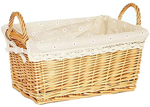 ZXDZMM Panier de Rangement en Osier Panier à Fleurs Panier à provisions Panier à Fruits en rotin Panier à légumes Panier de Rangement Panier à œufs