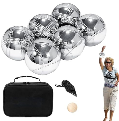 Boule-Kugeln, Boule-Kugel-Set aus Metall | Metall Boule-Kugeln für den Außenbereich – Boule-Kugeln aus Metall für Strandurlaub, Picknick im Freien