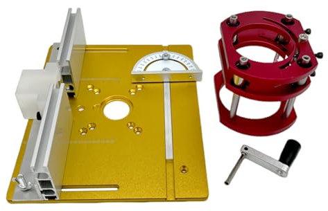 Mesa de fresado eficiente para fresadora, juego de placas de inserción para diversas aplicaciones, carpintería, mango elevado, larga vida útil