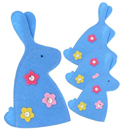 Alipis 4pezzi Copriuova Per Forma Di Coniglio Copriuova in Non Decorazioni Per Portauova Protezioni Decorative Per Uova Ricambi Per Sacchetti Portauova