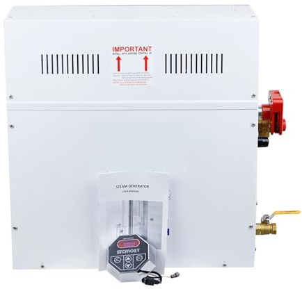 1 generador de vapor for ducha, máquina doméstica 12kW, equipo Sauna, baño, SPA, con control Digital(380V)