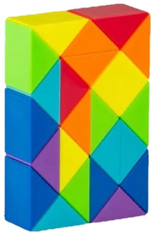 Generic Twist Snake Cube Premium ABS-material Pedagogisk Twist-pusselleksak för Barn, Stimulerar Fantasin, Bekväm Att Bära, Hög Styrka för Utmanande Kul