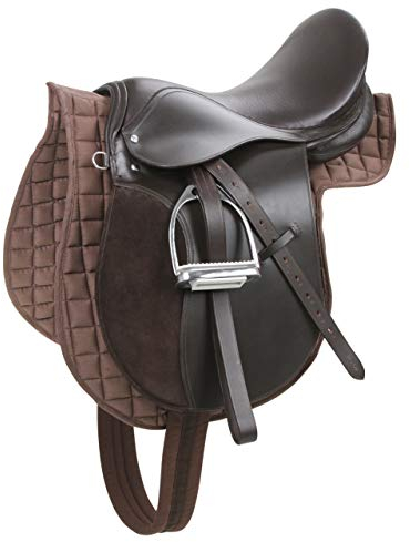 Covalliero Hafl.-Sattelset braun (incl. Gurt,Decke,Steigbügel,-riemen)