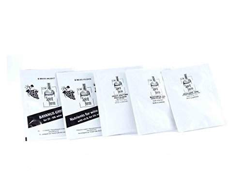 AlkoFermBrew Vinjäst + Nötter + Pektogram + Fermenteringsstoppare + Bentonit