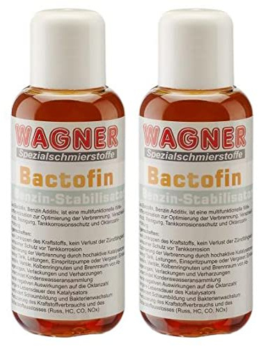 WAGNER Spezialschmierstoffe GmbH & Co. KG 2X Bactofin Benzinstabilisator Tankrostschutz 100 ml