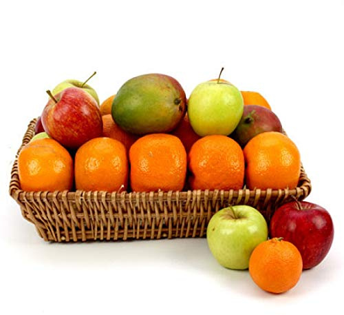 Tropicana Fruit Basket - Fruit Gift Baskets and Gift Hampers with Next Day UK delivery with Personal Message Attached