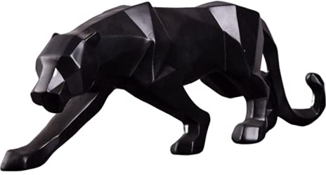 BINLIN Scultura Statua Regalo Statua di Pantera Artigianato in Resina Scultura Animale Ornamento Creativo Accessori per La Decorazione della Casa Regalo