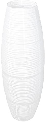 SOLUSTRE Stehlampenschirm Aus Papier 43.31X12.60X12.60In Nordic Stil Lampenabdeckung Für Wohnzimmer Schlafzimmer Kinderzimmer Elegante Led Vertical Lampshade Ersatzschirm
