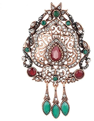 C SS CC Broschen Rhinestone Retro Aushöhlen Broschen for Frauen Vintage Mode Pin Brosche Harz Anhänger Schmuck Anstecknadeln Für Damen