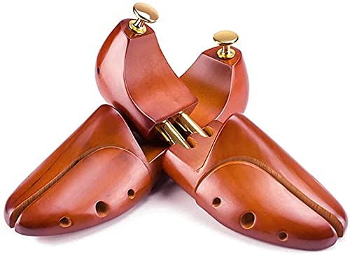NMNMNM Shoe Tree Stretcher Two-Way Shoe Stretcher Kit Metal Shoe Stretchers Expander Shoe Tree With Shoe Horn For Men And Women (Brown 39/40EU)