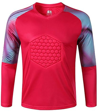Maillot De Football Enfant Garçon T-Shirt Gardien De But Manches Longues | T-shirt Manches Longues ,Maillot Football ,Tank Top ,Entraînement, Jogging ,Séchage Rapide Top, Compétition ,Sportwear
