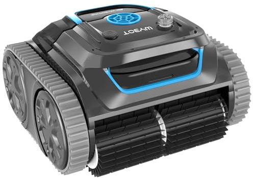 WYBOT S1 Cordless Wall Climbing Robotic Pool Cleaner with APP Mode, Smart Mapping Tech, Lasts 180 mins, Automatic Vacuum Robot with Powerful Suction, Fast Charging