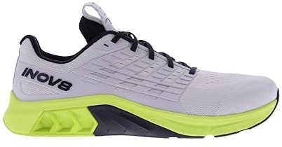 INOV8 F-Lite Max Men's Lifting & Cardio Gym Shoe - Light Grey/Lime/Black - 9.5 Wide
