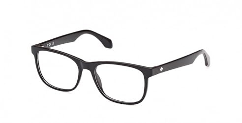 adidas Originals Brille mit Sehstärke für Herren optional mit Sonnenbrillentönung oder Blaulichtfilter, Tropfen, gefertigt aus Kunststoff, Modell: OR5086 (inklusive Brillenetui)