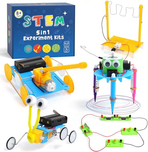 STEM Toys Age 8+, Engineering Science Experiments Kits for Kids(5 Pack Set)