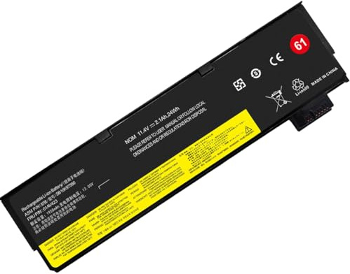 01AV423 01AV452 61 Laptop Battery for Lenovo ThinkPad T470 A475 T480 P51S P52S T570 T580 A485 TP25 SB10K97579 SB10K97580 SB10K97581 SB10K97597 01AV490 01AV424 4X50M08812 01AV422 01AV428 24WH 11.4V