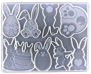 YIGZYCN Moule en silicone fait à la main pour décoration de gâteaux, glaces, carottes et Pâques