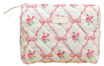 Hiemible Estético Neceser de Maquillaje - Neceser para Viaje en Avión,Estuche Impermeable Grande para Artículos De Higiene Mujeres Niñas | Cumpleaños y Actividades Exteriores