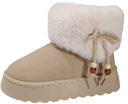 Apres Ski Femme Bottes De Neige Après-Ski Chaussure Randonnée Chaussures Glacia Barefoot Bottines Fourrées Hiver Boots Apres-Ski Bottine Snow Raquettes À Adulte Botte D'hiver Chaudes Chaude Pour