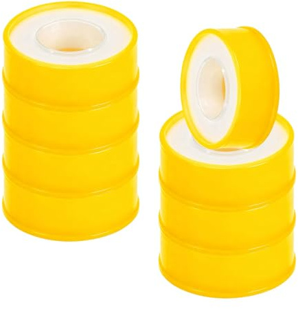 Zegnuem Teflonband, Teflonband Gewindedichtband Gewindedichtband Dichtungsband Wasserdicht Dichtband Wasserleitung 8 Stück Dichtband für Sanitär und Heizungssysteme Abdichtband（15MM x15M）
