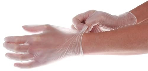 Powder Free Vinyl Gloves Size M (Pack 100)