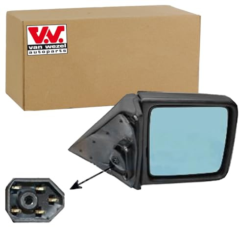VAN WEZEL Spiegel, Kpl., elektr. Einstlg., 3024808 rechts, blau getönt | Kompatibel mit: MERCEDES-BENZ 124 Stufenheck, 124 T-Model, 190, E-CLASS, E-CLASS T-Model