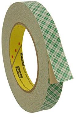 3M Nastro biadesivo [adesivo in gomma] (410M): 3/4 in. x 36 yds. (Bianco)