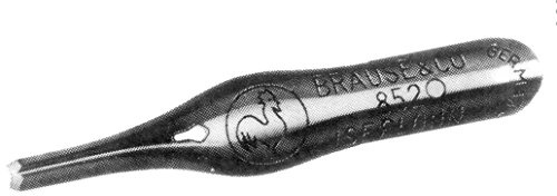 Brause 852B - Confezione di 50 pennini sgorbie fini per linoleum, tecnica di linoleografia