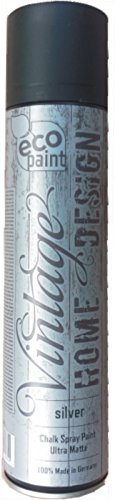 Vintage Kreide Spray silver 400ml Kreidefarbe silber Chalk Paint Shabby Chic Landhaus Stil Vintage Look
