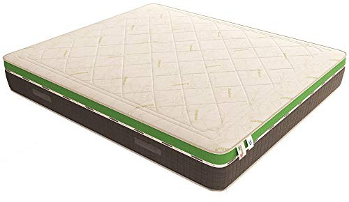 Baldiflex Emporio Materasso Matrimoniale Molle Insacchettate e Memory, Energy 1600 Molle + 5 cm Memory, 9 Zone Differenziate, Altezza 26 cm 160x190 cm