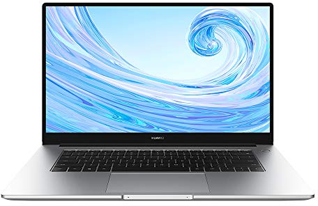 HUAWEI MateBook D15, Full View 1080P FHD Ultrabook Laptop, Intel Core i5-10210U, 8GB di RAM, SSD da 256GB , Windows 10 Home, Silver