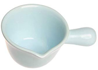 Creamer Jug,Churn Jug,with Handle Milk Jam Jar Milk Cup Restaurant Seasoning Cup Coffee Utensil Yogurt Pudding Cup 5 Colors(Color:Pink) (Color : Blue)