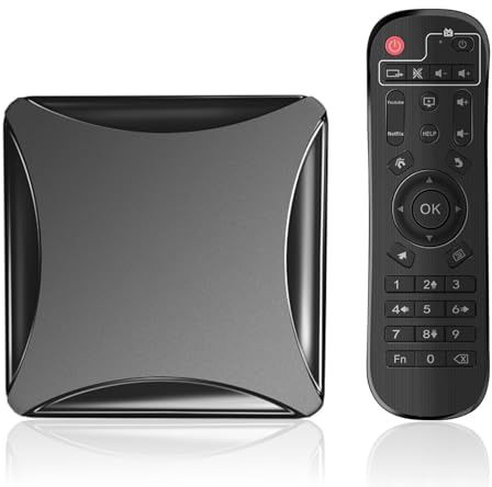 Android 13.0 TV Box 4GB RAM 32GB ROM TV Box RK3528 Quad- Core 64bit Cortex - A53 con Dual WiFi Fi 2.4G / 5.0G BT 5.0/ 3D Ultra HD 8K / H. 265/ 100M LAN/USB 3.0 Smart TV Box