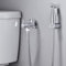 IMEX - Grifo Bidet para WC Empotrado | Ducha para Water con Agua Fria | Ducha Higiénica para Inodoro con Rociador Bidet | Griferia Sustituto de Bidet | Serie Ness | Color Cromado