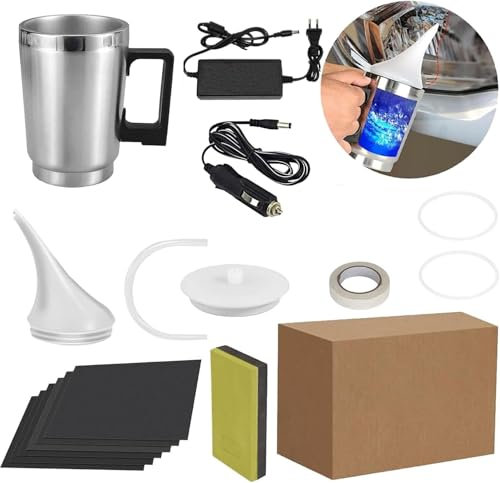 YeahBoom Scheinwerfer Aufbereitung Set,Scheinwerfer Bedampfen Set,Scheinwerfer Polierset,Scheinwerfer Politur Reparaturwerkzeug,Headlight Restoration Kit für Vergilbung,Kratzer,Unschärfe,Risse
