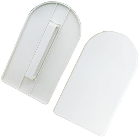 DECHOUS 5pièces Racloir à Gâteau Lot de Lisseurs pour Fondant Outils De Pâtisserie pour Moules Et Décoration De Gâteaux